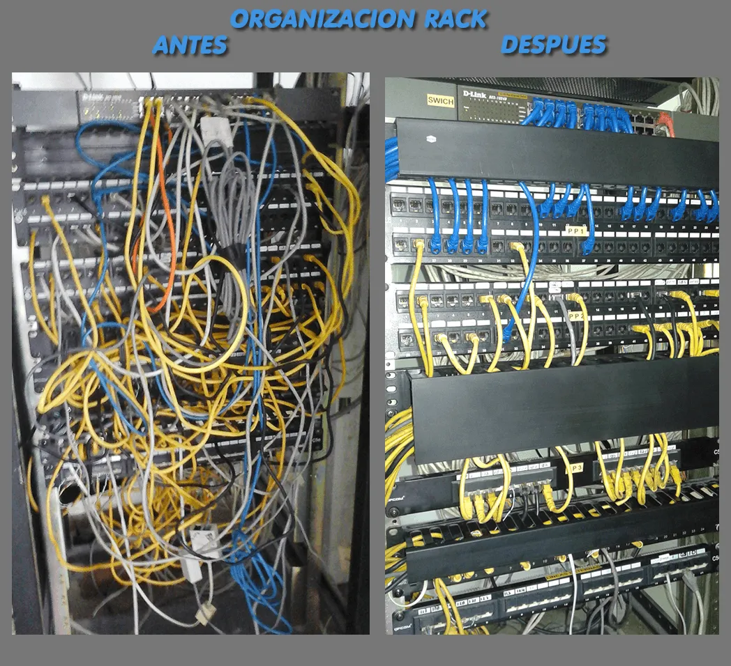 Organizar Rack Comunicaciones Empresas Bogota Soporte IT Empresas